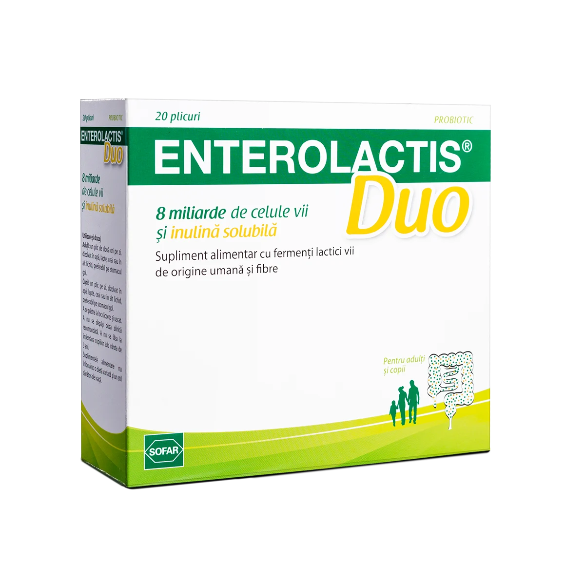 Sofar Enterolactis Duo, 20 plicuri