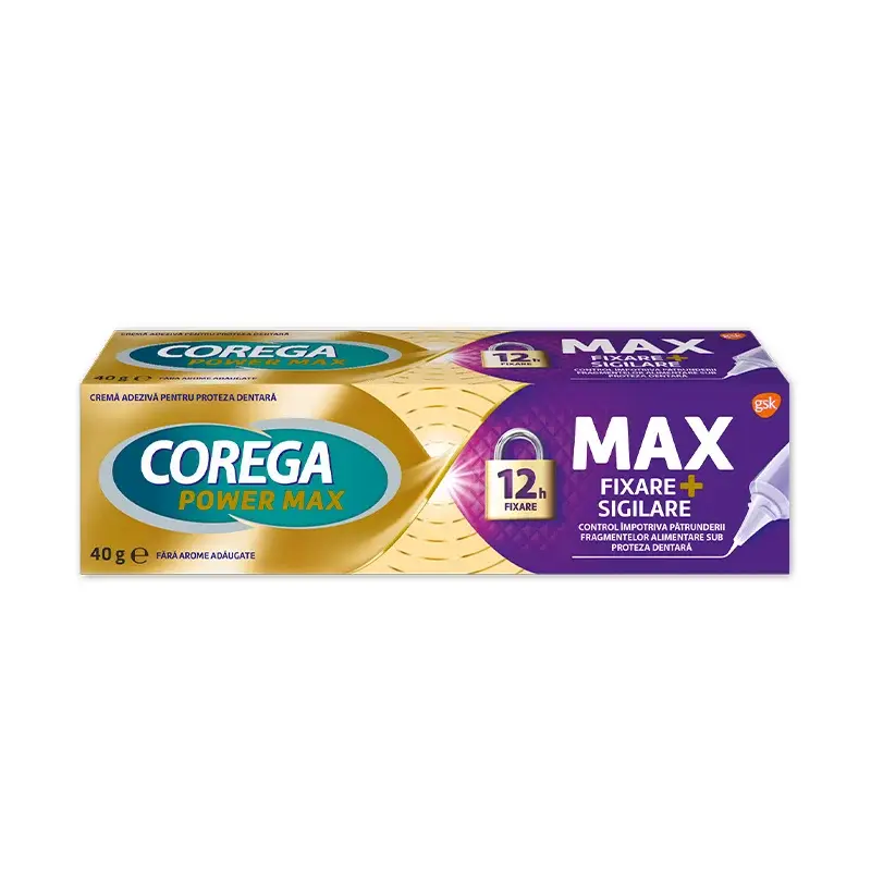 Crema adeziva pentru proteza dentara Max Sigilare , 40g, Corega