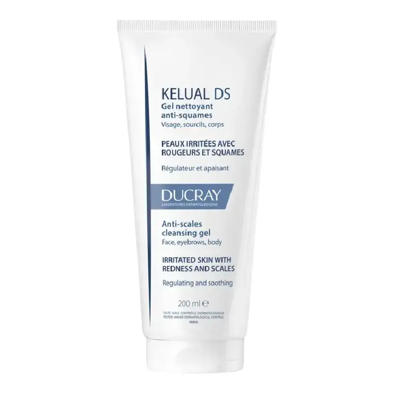Gel spumant anti-scuame Kelual DS, 200 ml, Ducray
