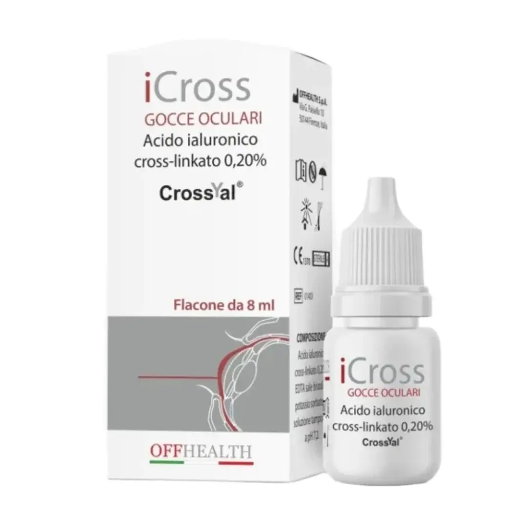 Picaturi oftalmice iCross, 8ml, Offhealth S.P.A.