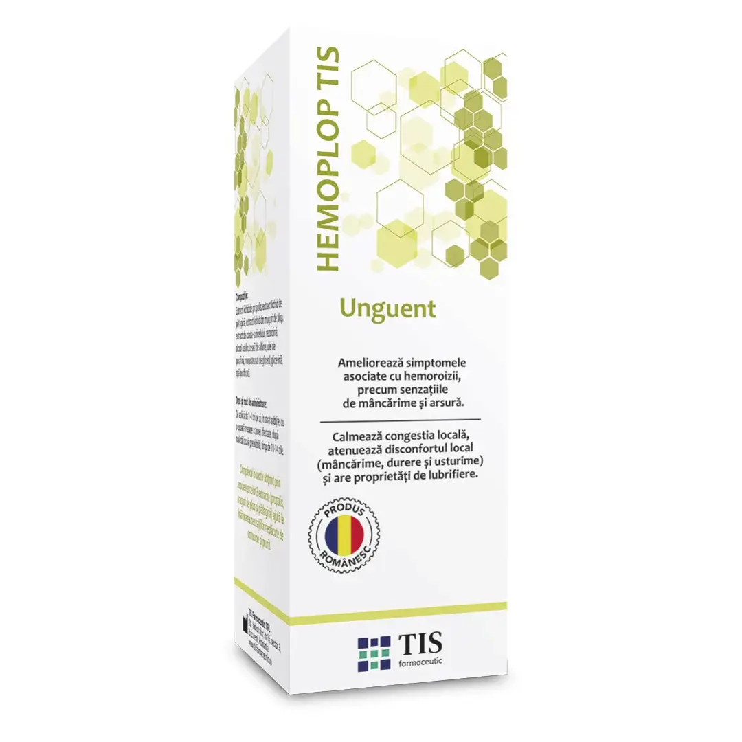 Unguent antihemoroidal Hemoplop, 50 ml, Tis Farmaceutic