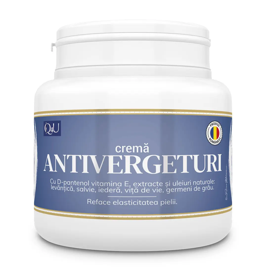 Crema antivergeturi Q4U, 500 ml, Tis Farmaceutic