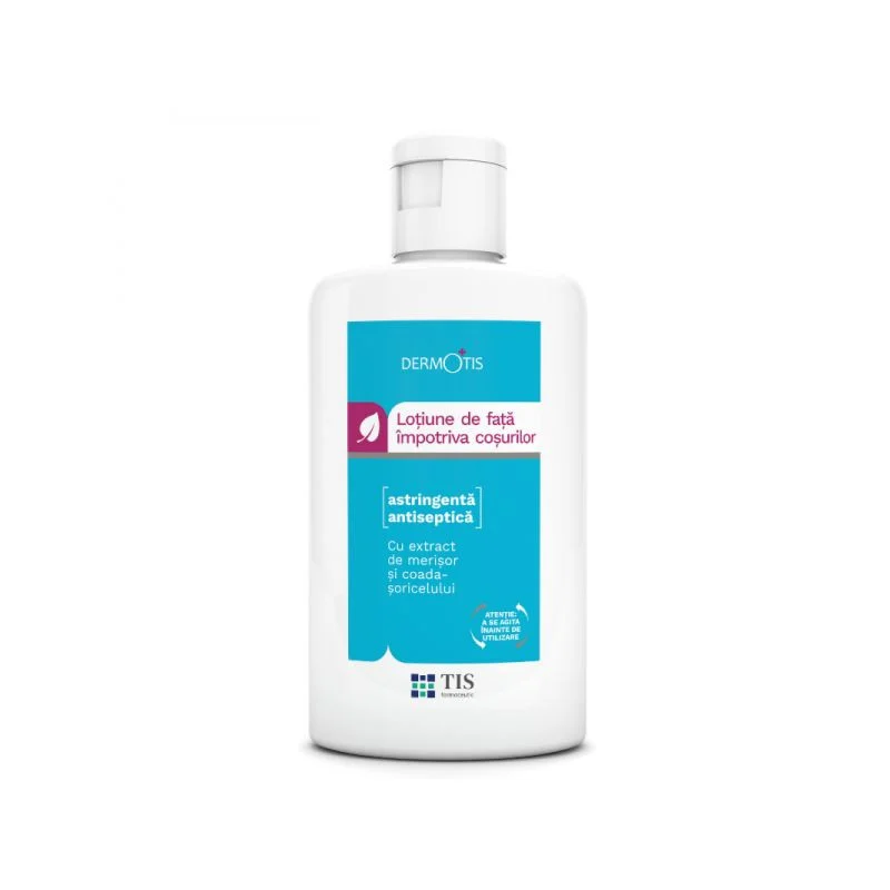 Lotiune de fata impotriva cosurilor DermoTis, 60 ml, Tis Farmaceutic