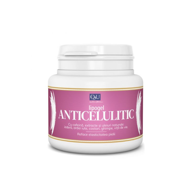 Lipogel anticelulitic Q4U, 500ml, Tis Farmaceutic