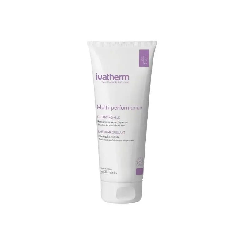 Lapte demachiant pentru fata si ochi Multi-performance, 200ml, Ivatherm