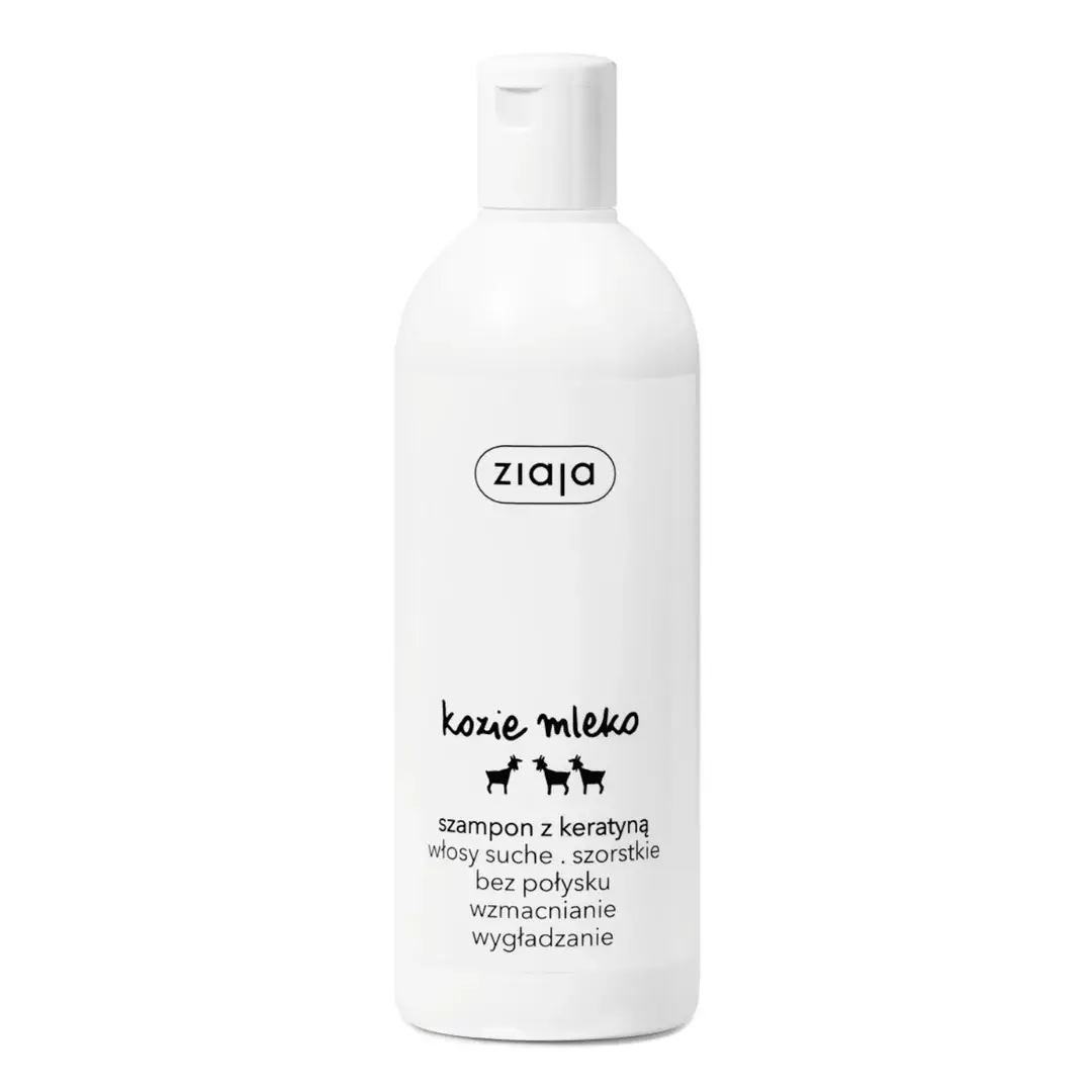 Sampon pentru intarirea firului de par cu lapte de capra si keratina, 400 ml, Ziaja