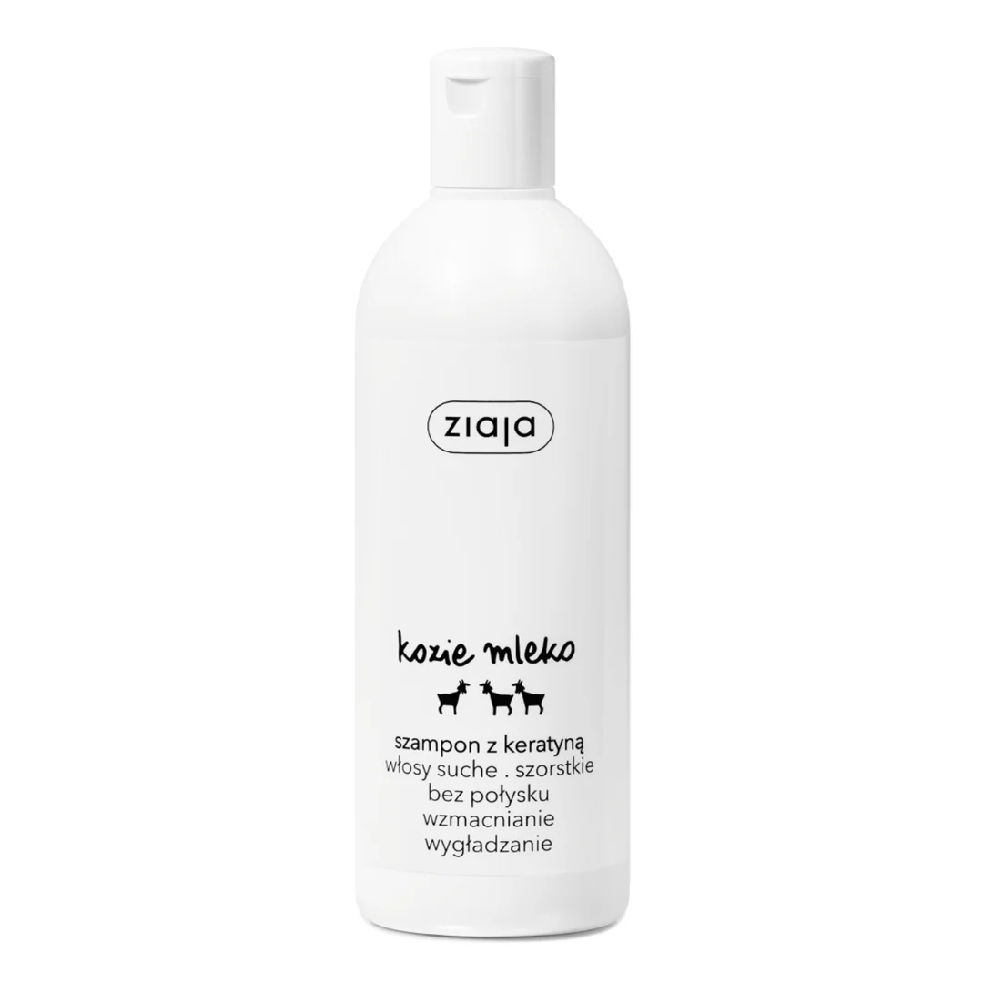 Sampon pentru intarirea firului de par cu lapte de capra si keratina, 400 ml, Ziaja