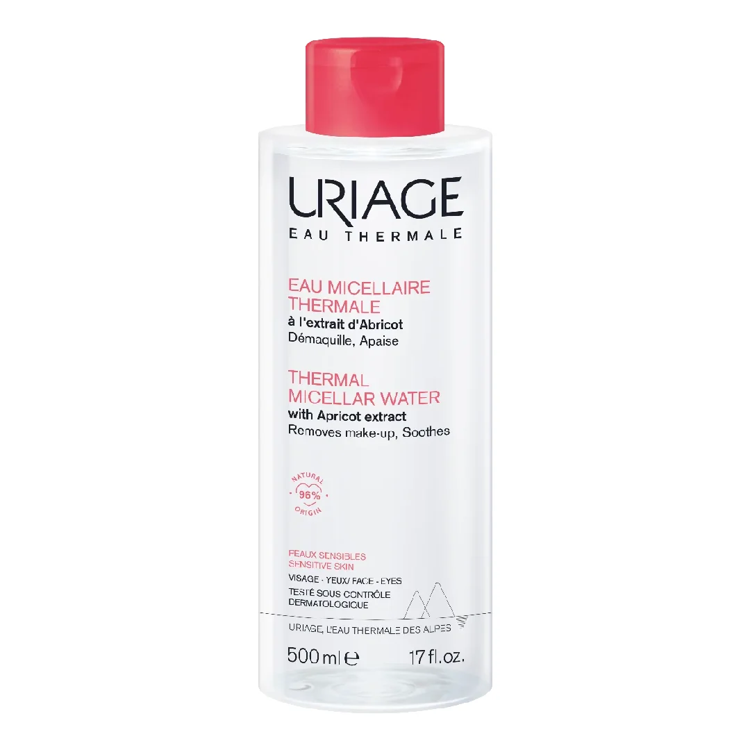 Apa micelara termala pentru piele sensibila, 500 ml, Uriage