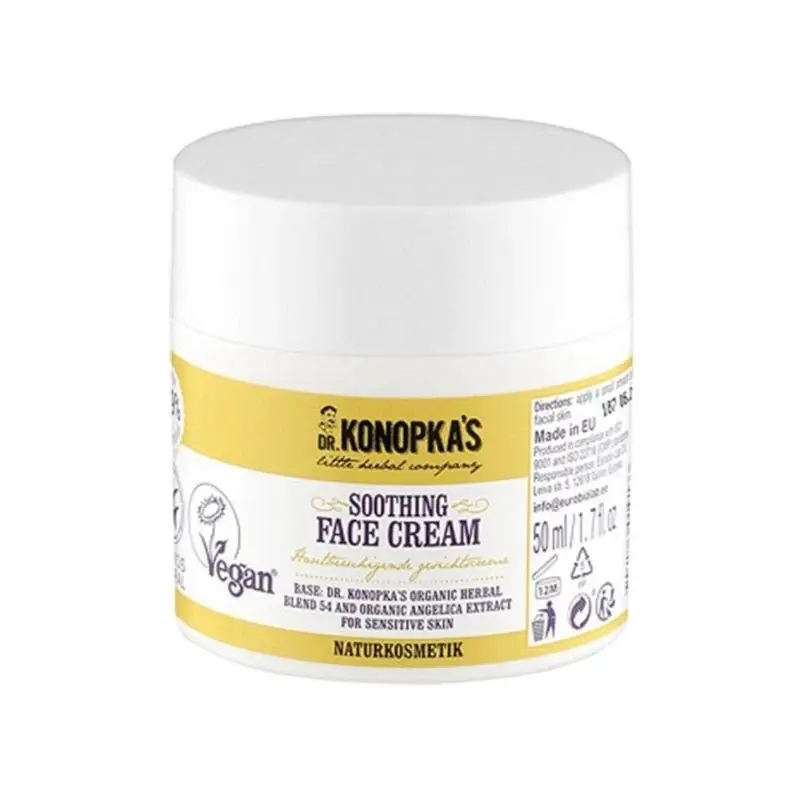 Crema de fata pentru piele sensibila, 50 ml, Dr. Konopkas