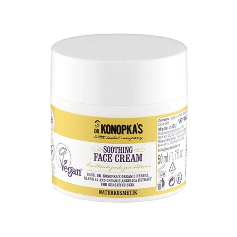 Crema de fata pentru piele sensibila, 50 ml, Dr. Konopkas