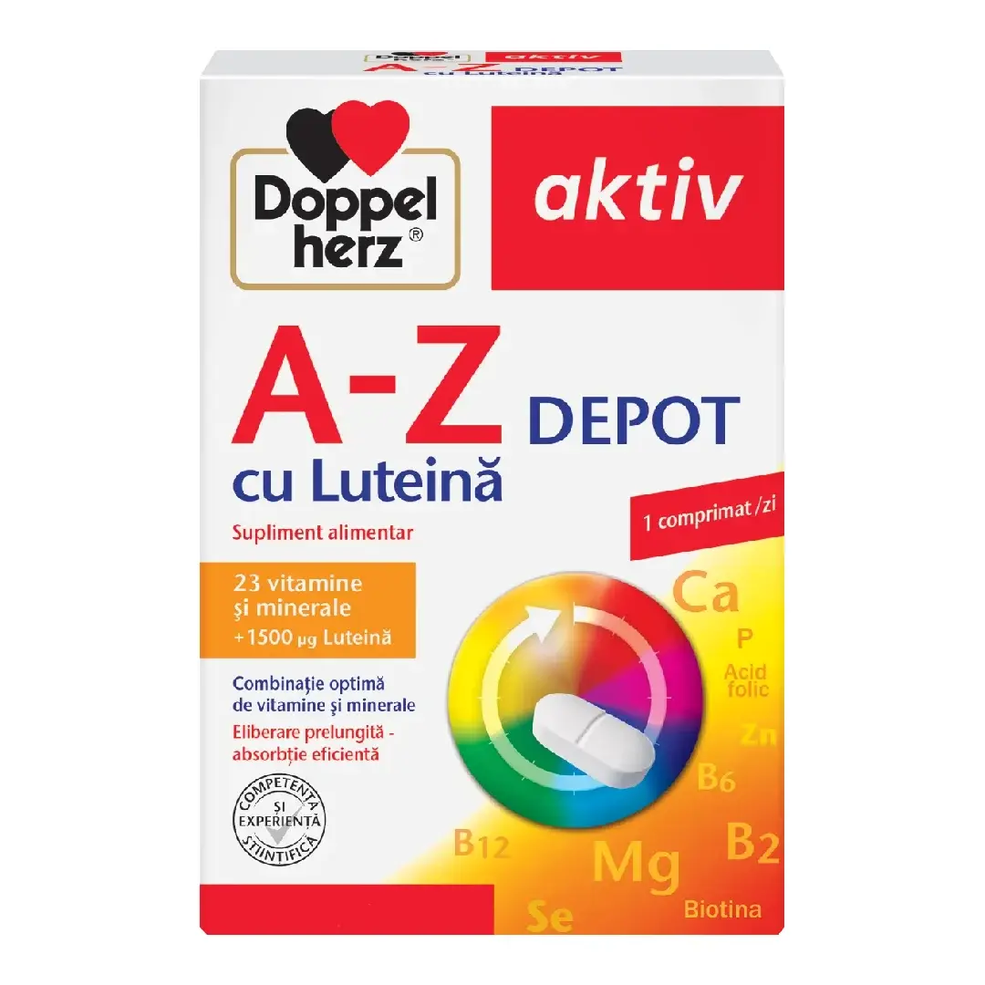 A-Z Depot cu Luteina Aktiv, 60 comprimate, Doppelherz