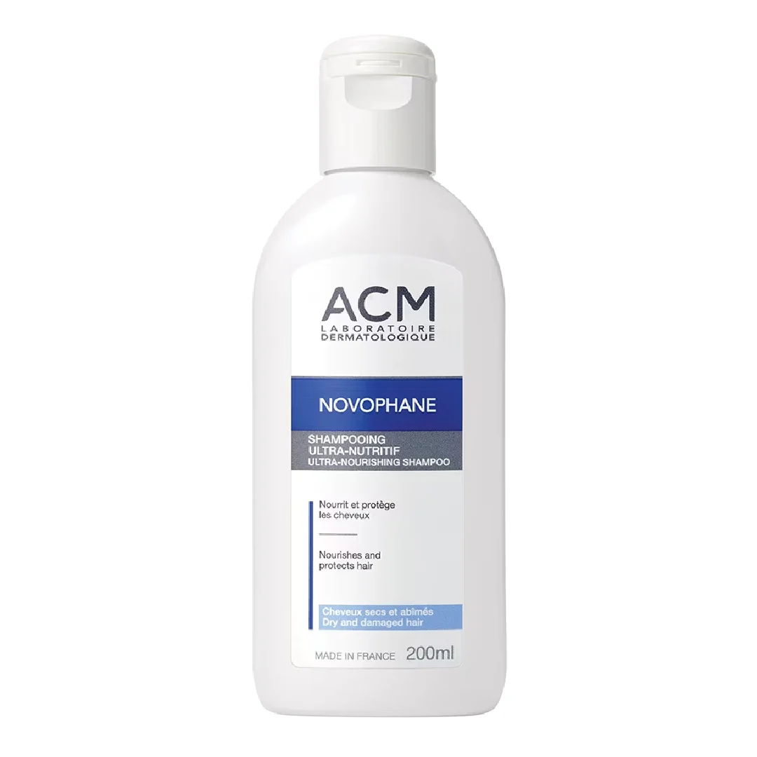 Sampon ultra nutritiv pentru par uscat Novophane, 200 ml, ACM