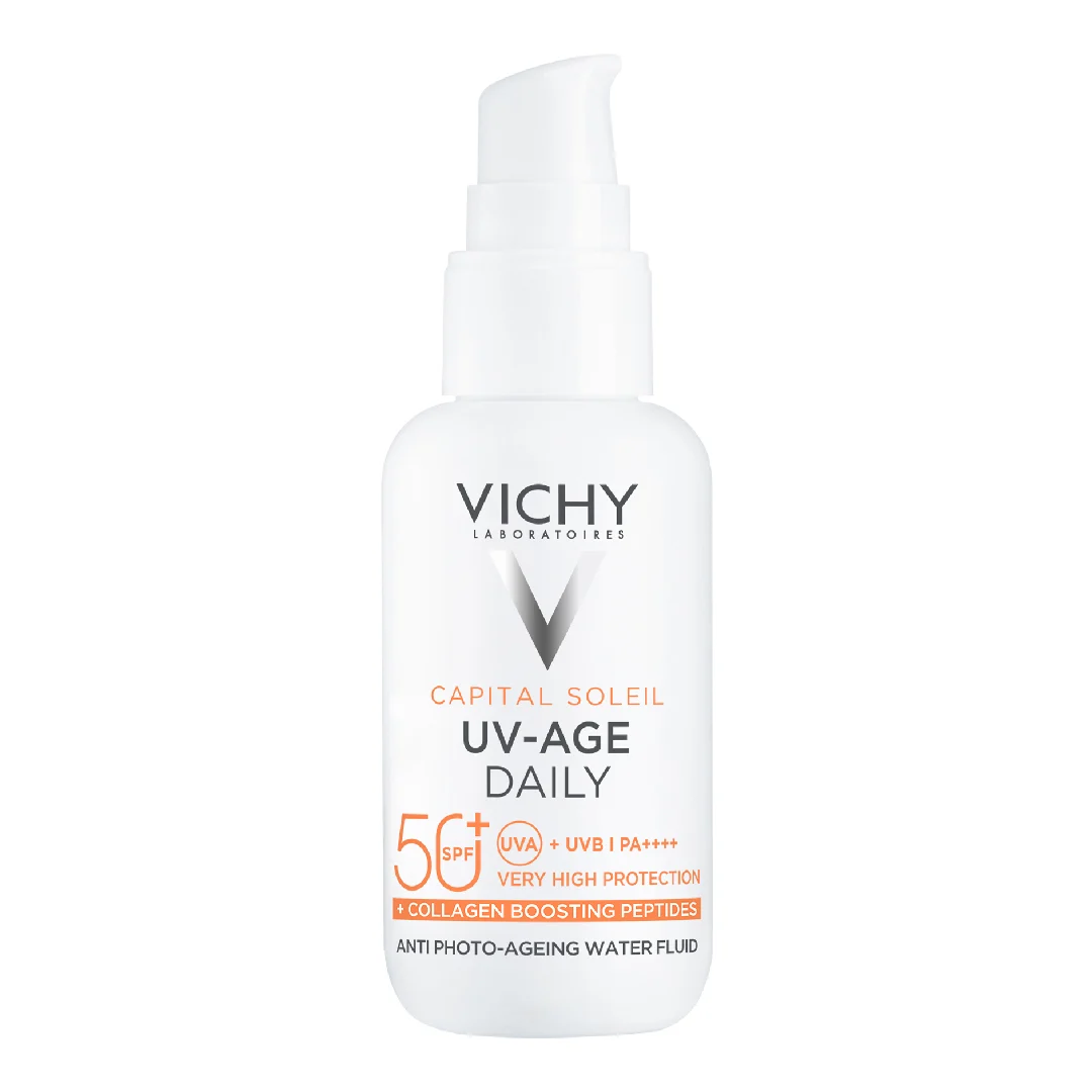 Fluid apos anti-fotoimbatranire SPF50+ Capital Soleil UV-AGE DAILY, 40 ml, Vichy