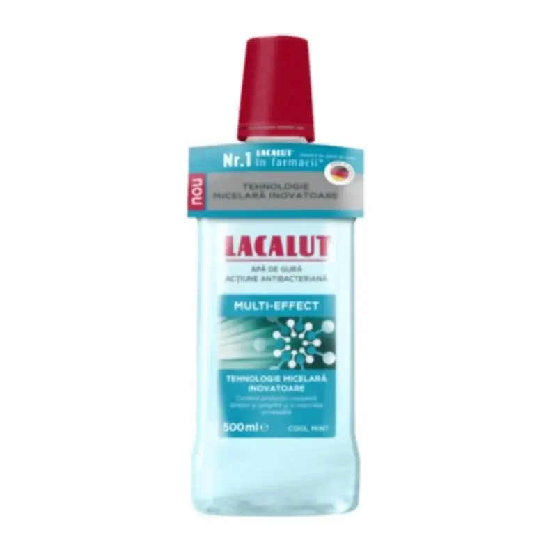 Apa de gura micelara Multi-Effect, 500 ml, Lacalut