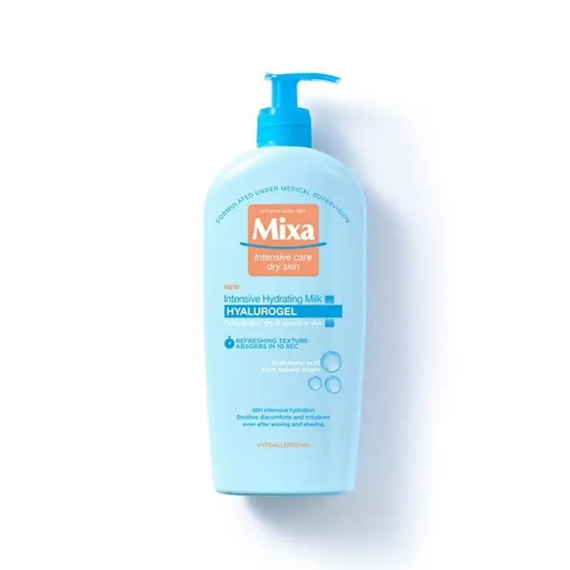 MIXA HYALUROGEL Lapte de corp intens hidratant, piele deshidratata, 400ml