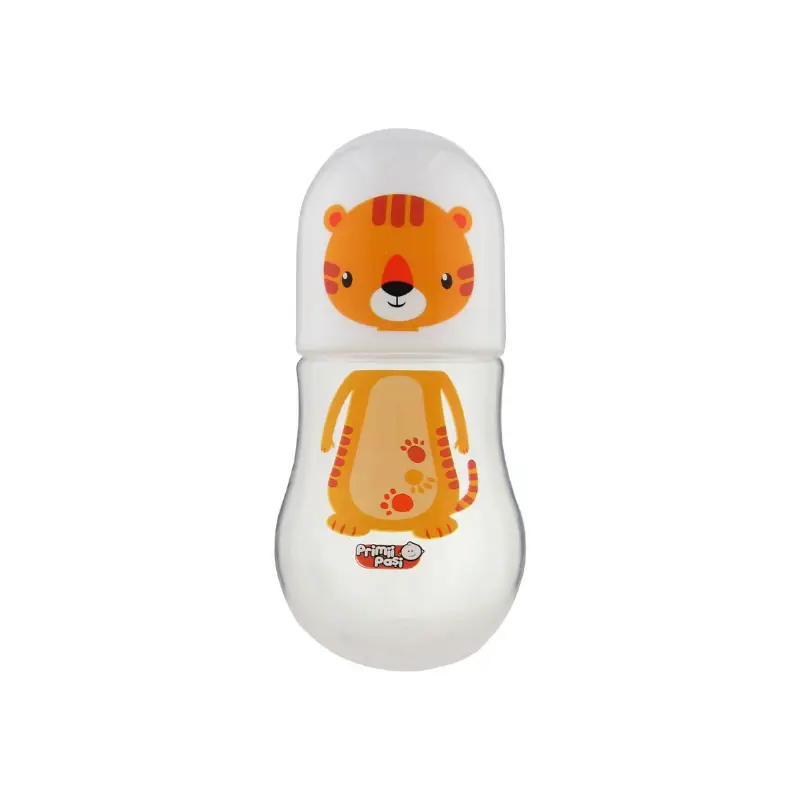 Primii Pasi Biberon PP decorat tigru, 150 ml JP1101