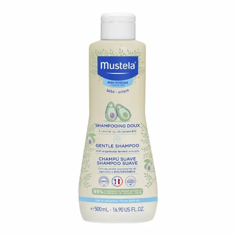 Sampon delicat pentru bebelusi, 500ml, Mustela