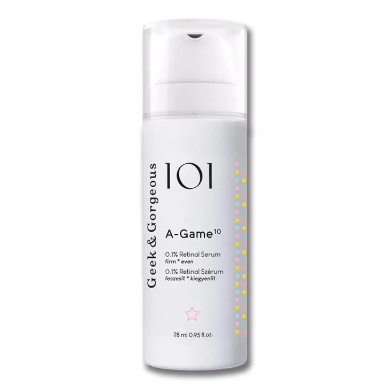 Ser anti-imbatranire cu retinol 0,1% A-Game10, 30 ml, Geek & Gorgeous