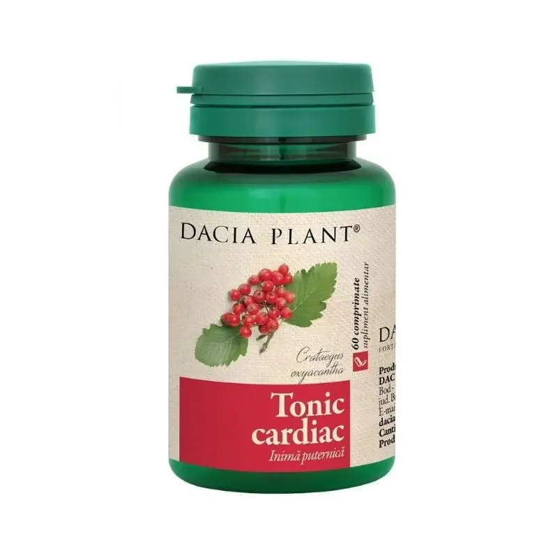 Tonic cardiac, 60 comprimate, Dacia Plant