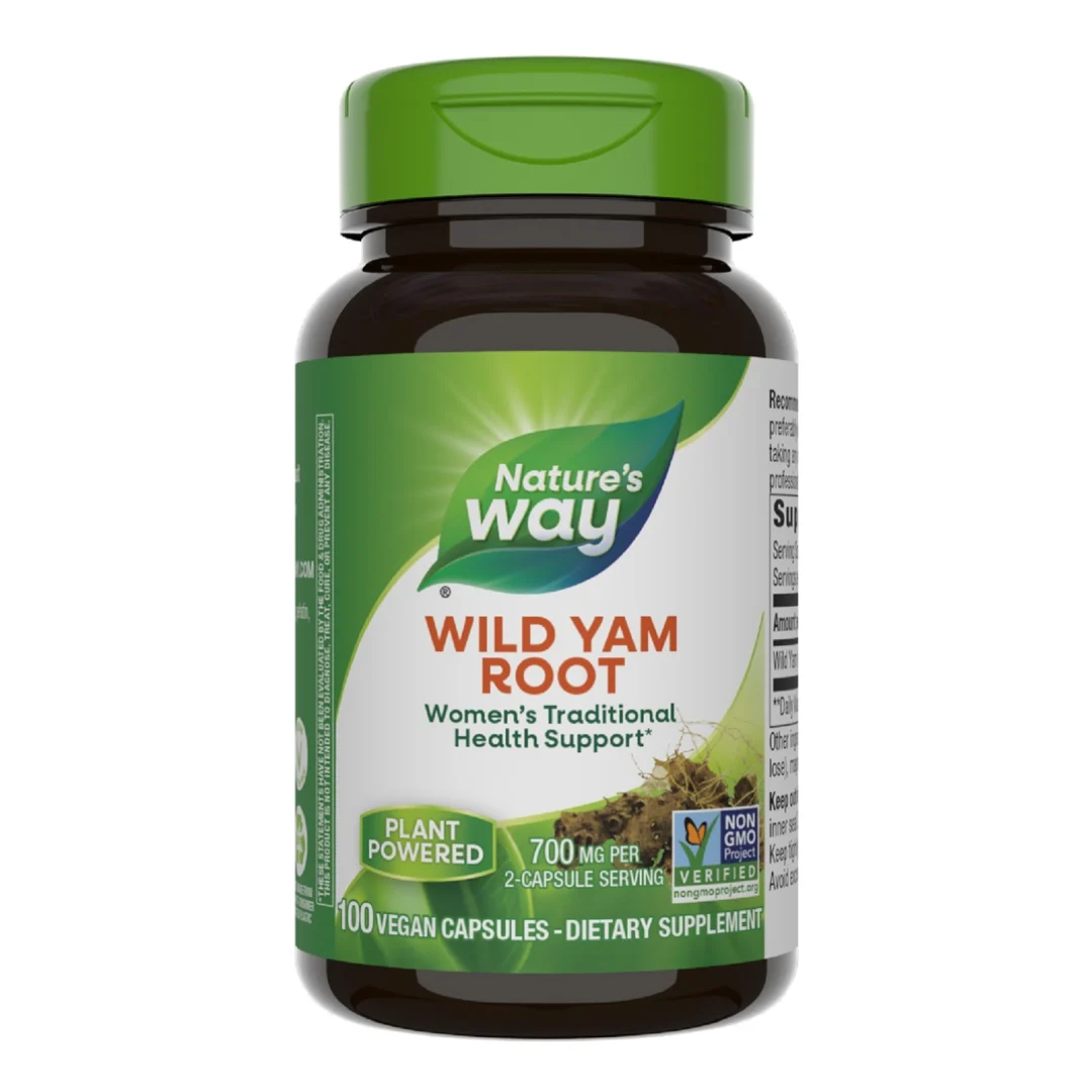Wild Yam Root Natures Way, 100 capsule, Secom