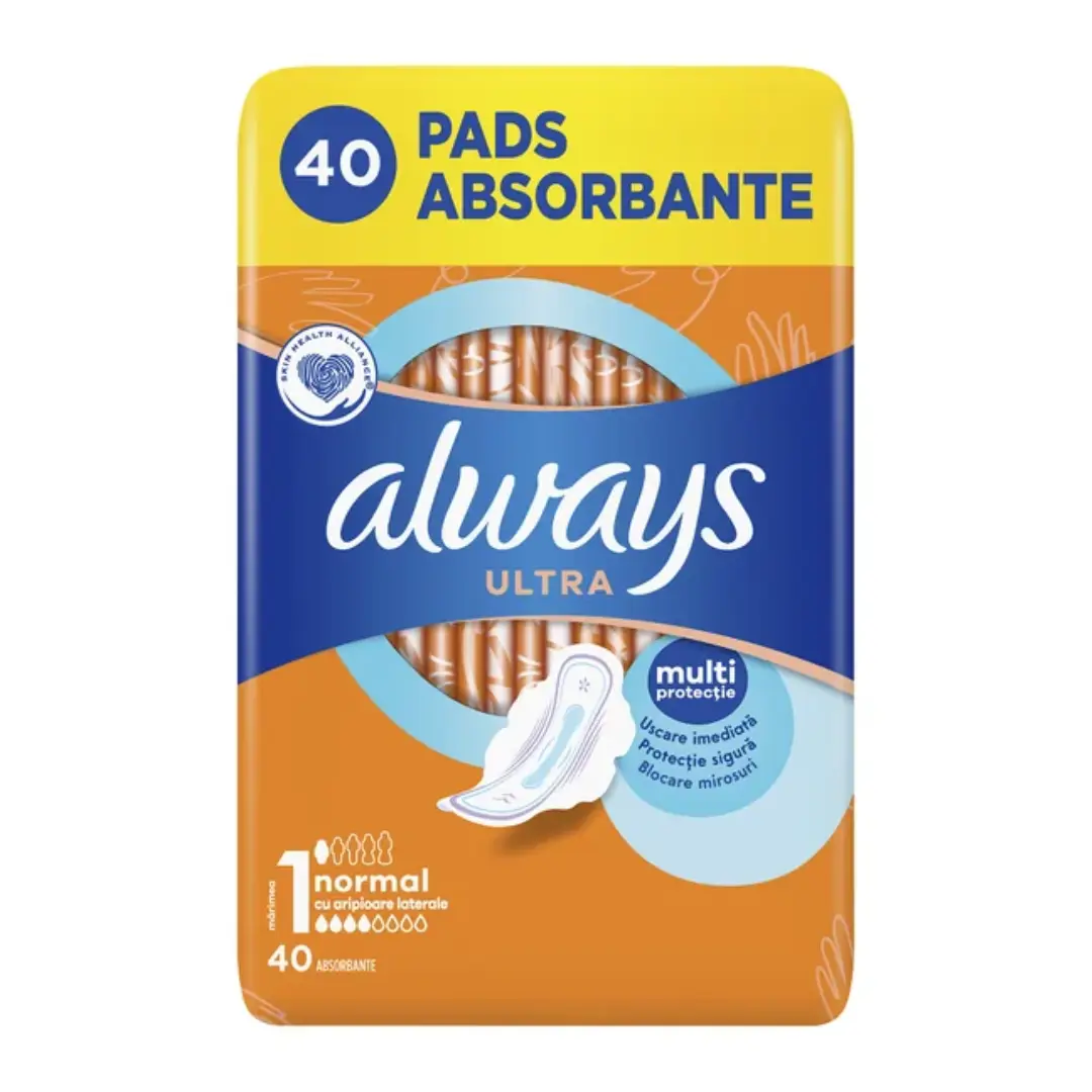 Absorbante Ultra Normal, 40 bucati, Always