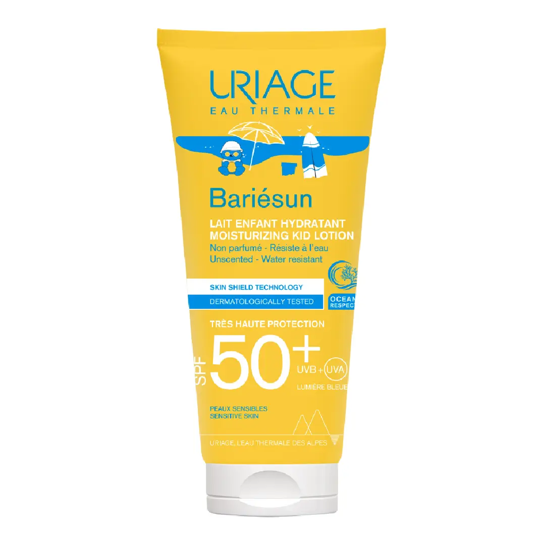 Lapte de protectie solara cu SPF 50+ pentru copii Bariesun, 100 ml, Uriage