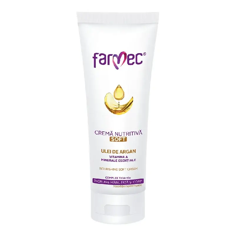 Crema Nutritiva Soft cu Ulei de Argan, 150 ml, Farmec