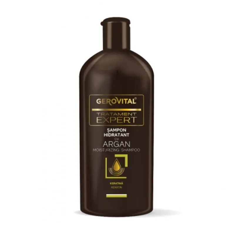Sampon hidratant cu argan, 250 ml, Gerovital