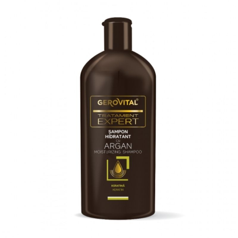 Sampon hidratant cu argan, 250 ml, Gerovital