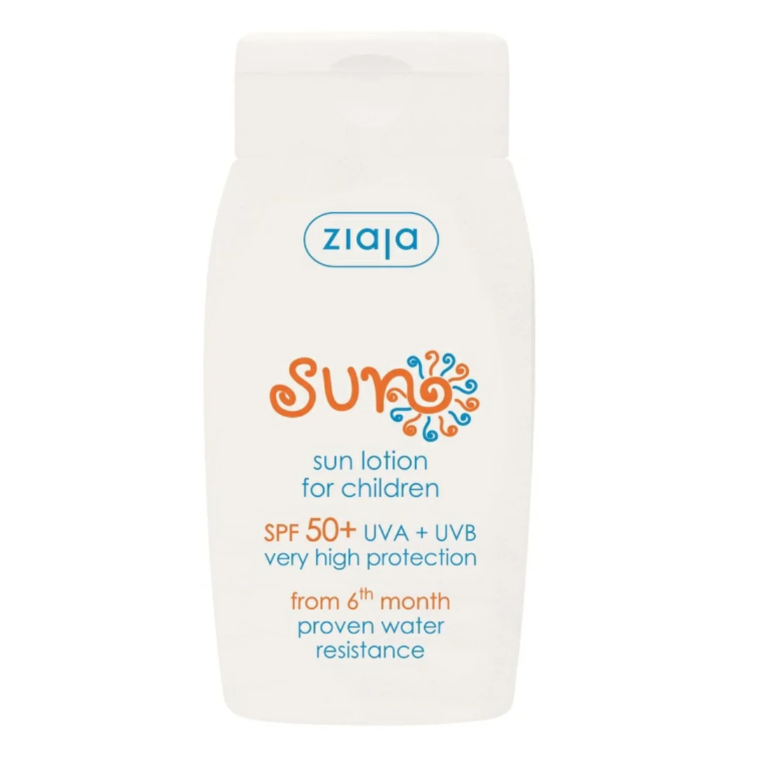 Lotiune pentru protectie solara copii, SPF50+, 6luni+ Sun, 125ml, Ziaja