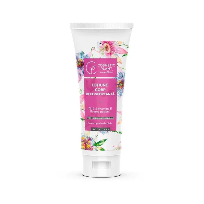 Cosmetic Plant Lotiune corp reconfortanta cu Q10, Vitamina E si floarea pasiunii, 200ml