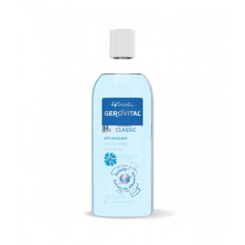 Apa micelara cu albastrele si juvinity H3 Classic, 400ml, Gerovital