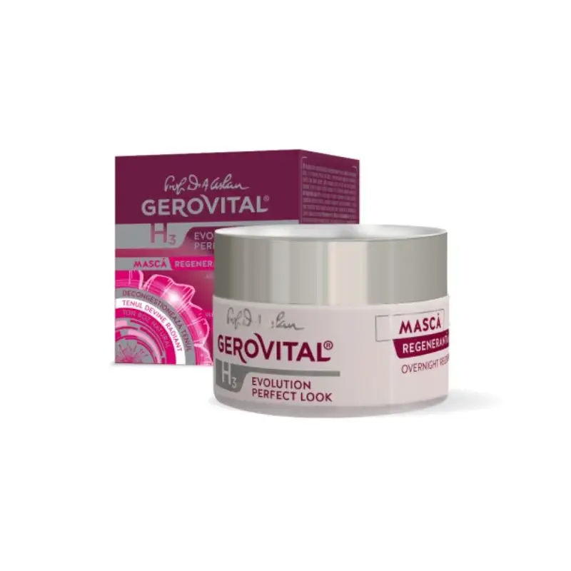 Masca regeneranta de noapte GH3 Evolution Perfect Look, 50 ml, Gerovital