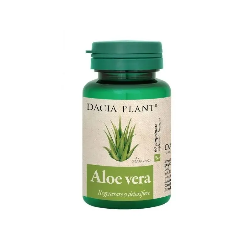 Aloe Vera, 60 comprimate, Dacia Plant