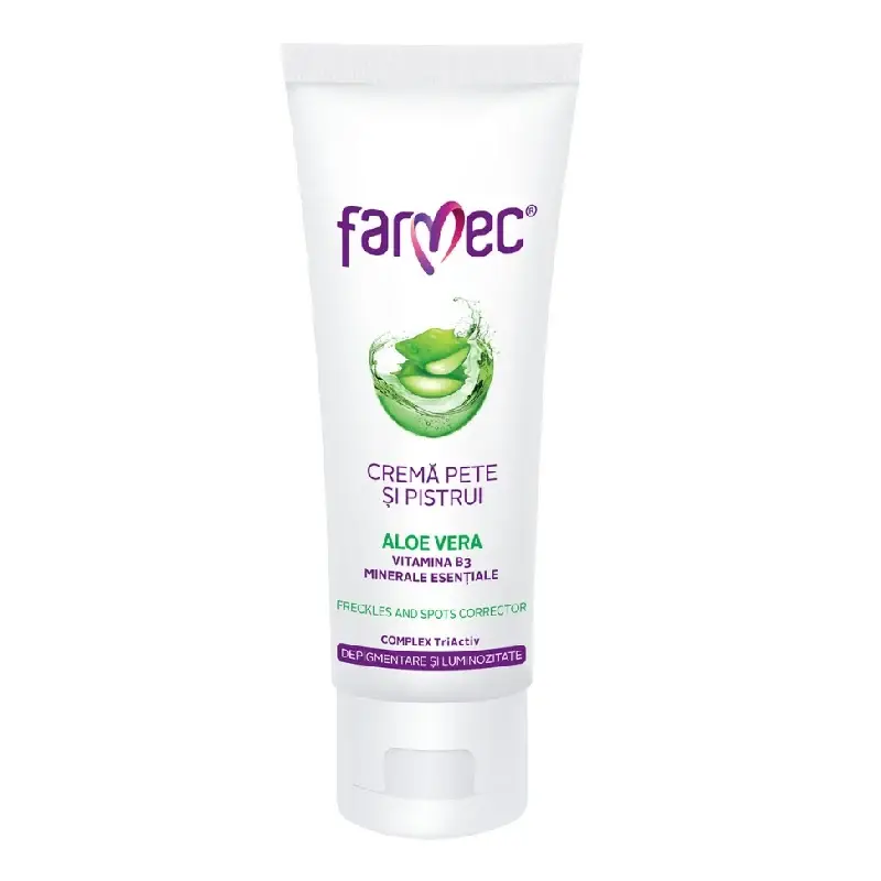 Crema pete si pistrui Aloe Vera, 50 ml, Farmec