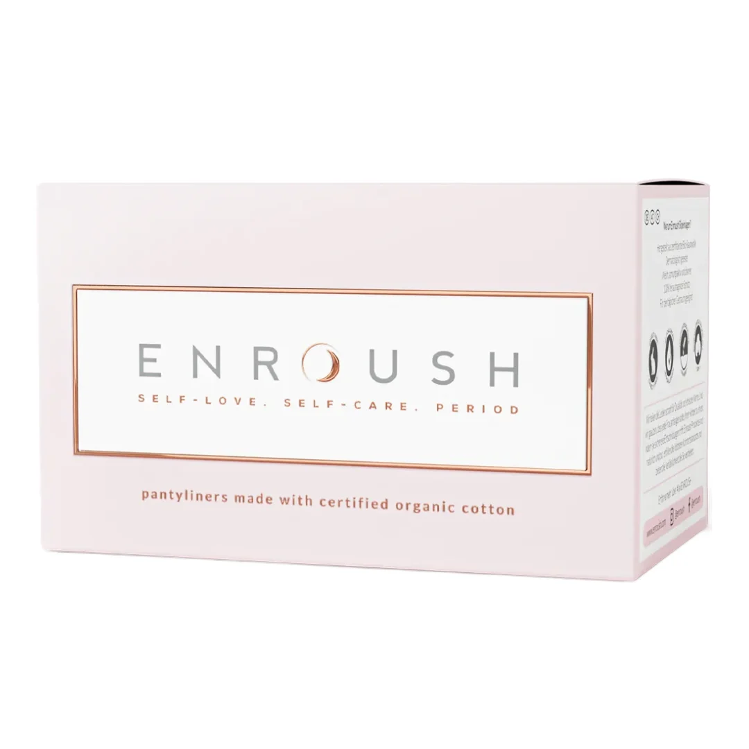 Absorbante zilnice din bumbac organic, 24 bucati, Enroush