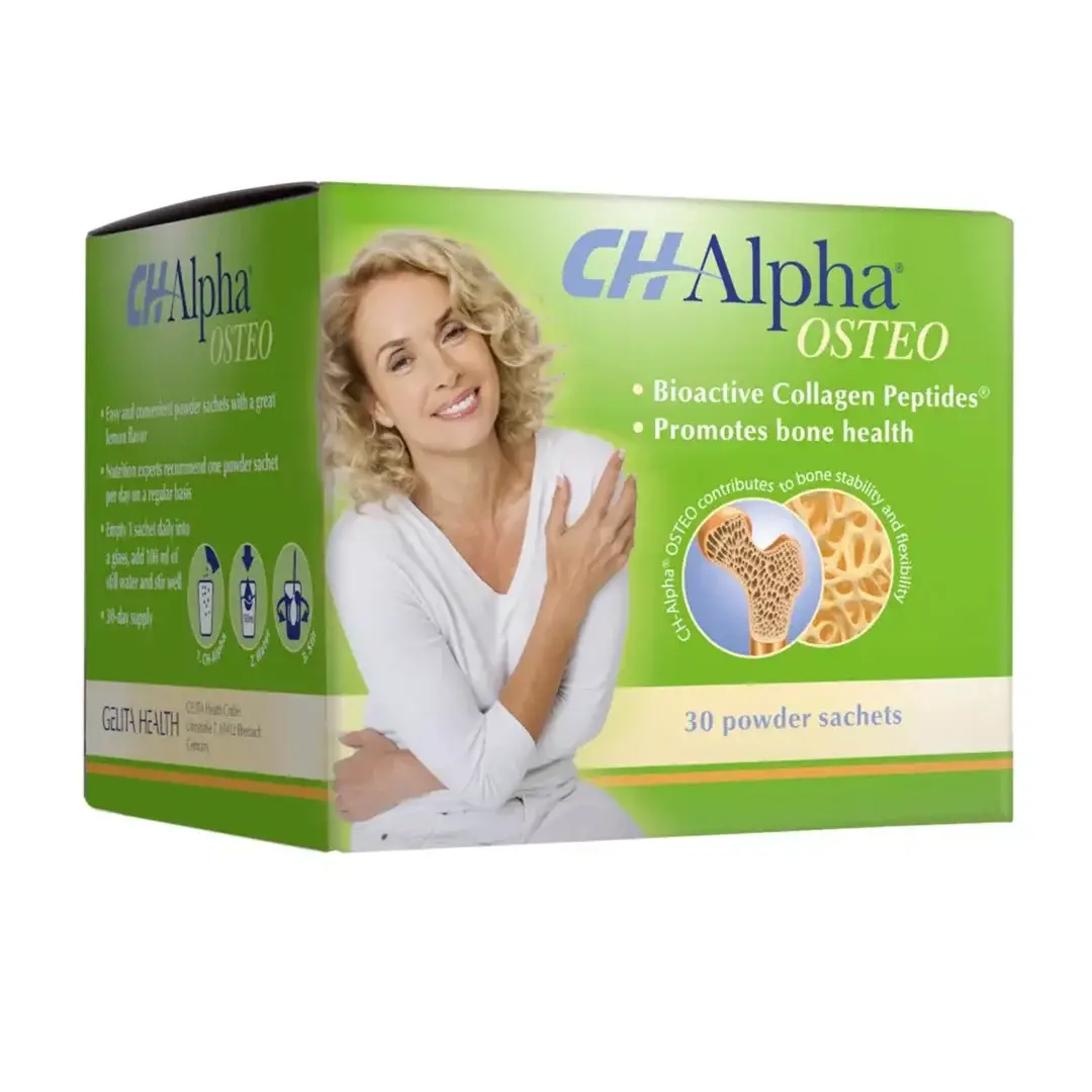 CH Alpha Osteo Peptide Bioactive de Colagen, 30 plicuri, Gelita Health