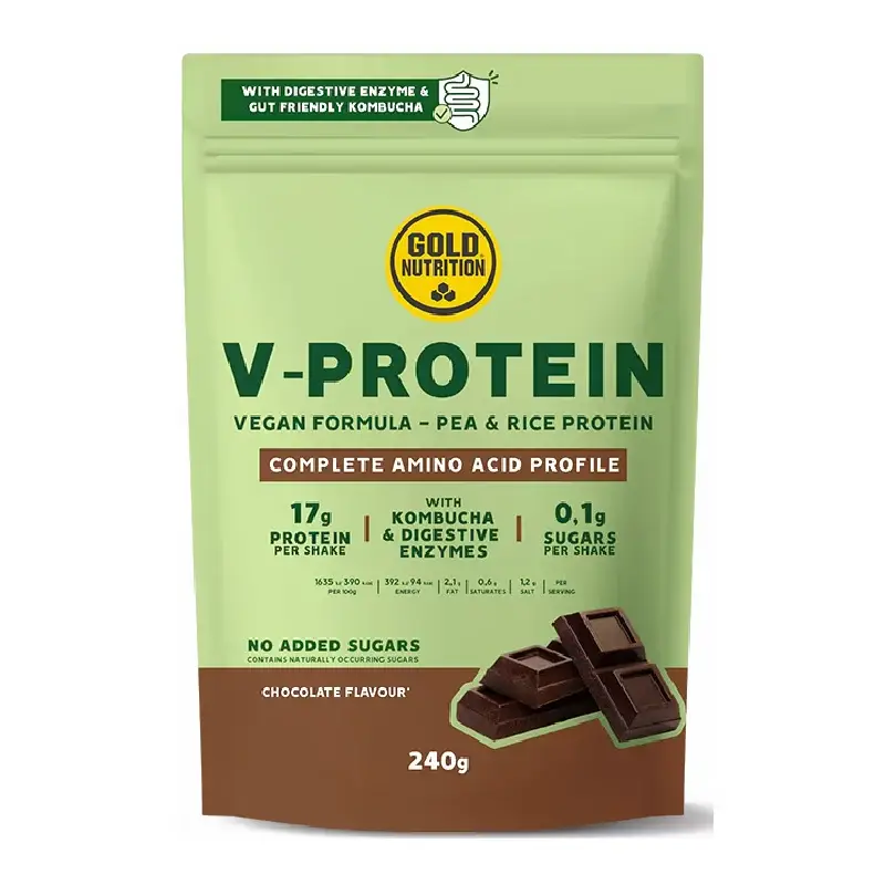 Gold Nutrition Pudra Proteica Vegetala V-protein Ciocolata, 240 g