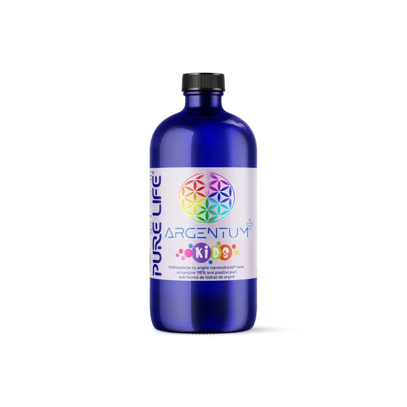 Argint nanocoloidal Argentum+ Kids, 480ml, Pure Life