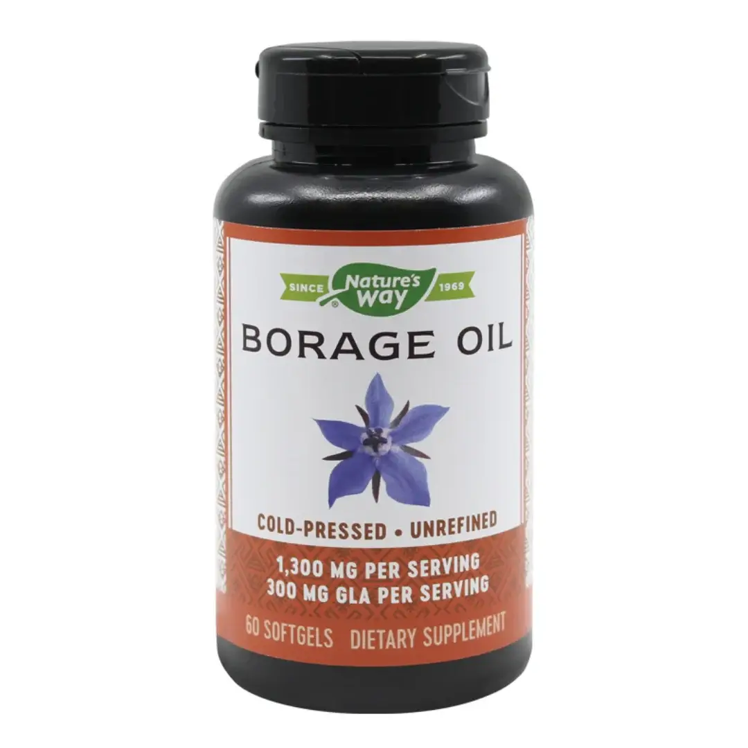 Borage Oil 1300mg EfaGold Nature's Way, 60 capsule, Secom