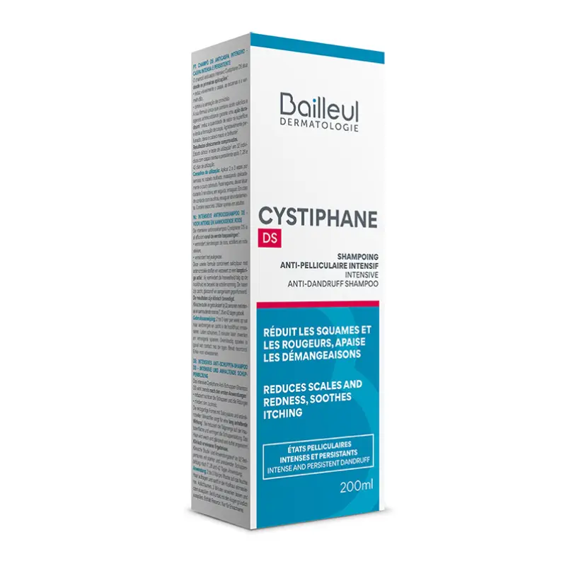 Sampon intensiv antimatreata Cystiphane DS, 200 ml, Bailleul