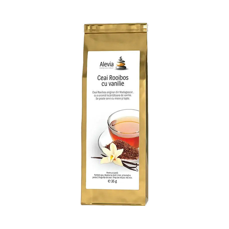 Alevia Ceai rooibos cu vanilie, 35 g