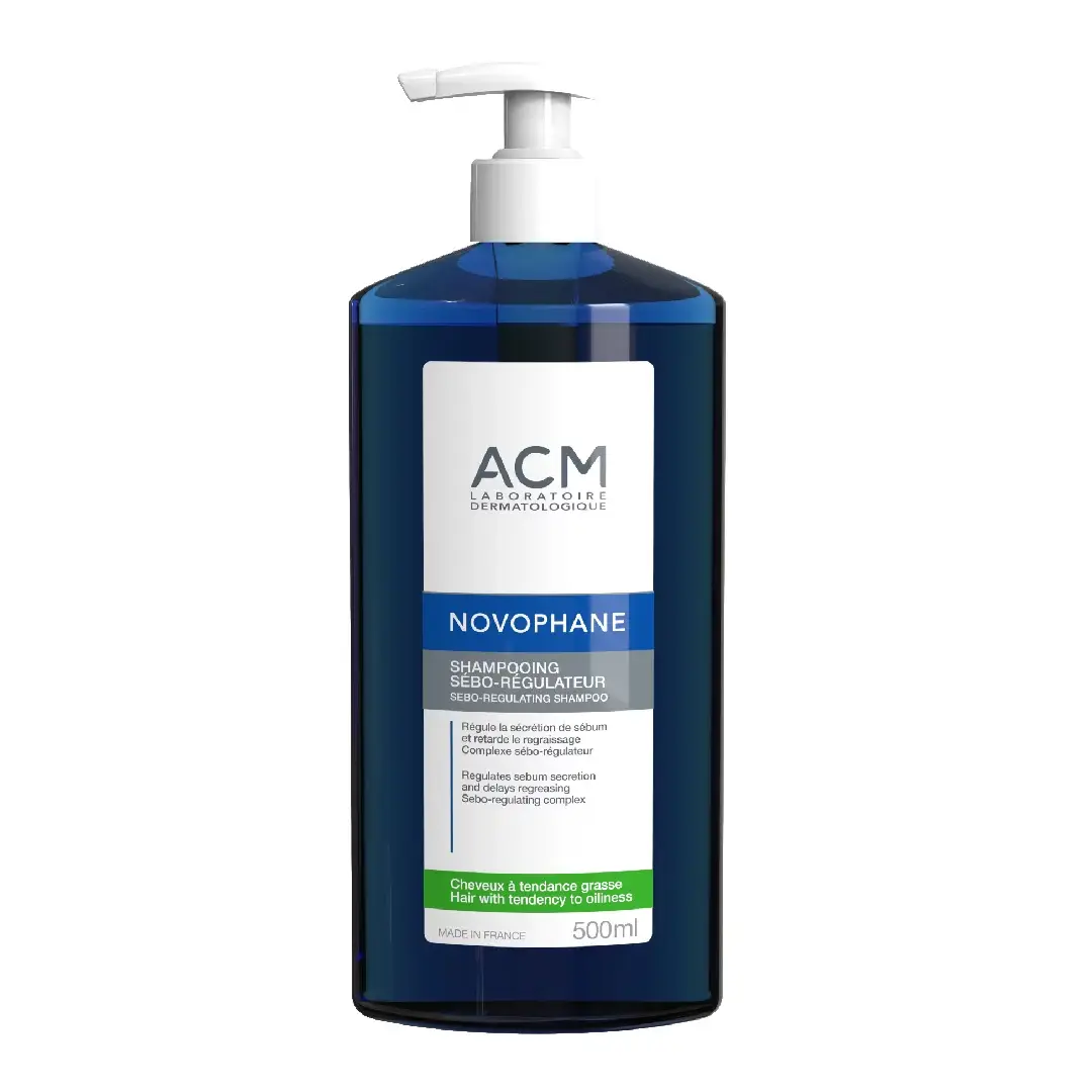 Sampon sebo-regulator, Novophane, 500 ml, ACM