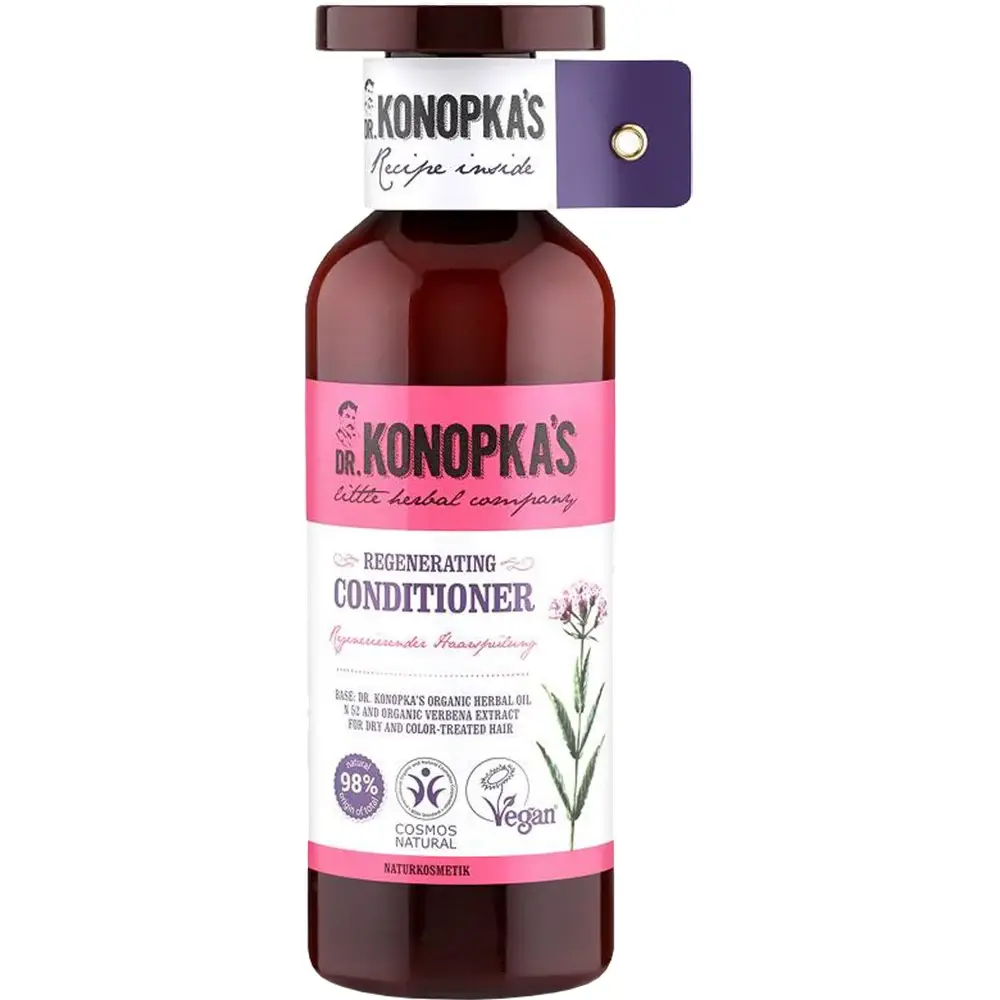 Balsam regenerator pentru par uscat si vopsit, 500 ml, Dr. Konopkas