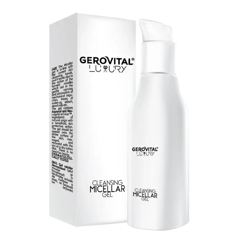 Gel micelar demachiant Luxury, 100 ml, Gerovital