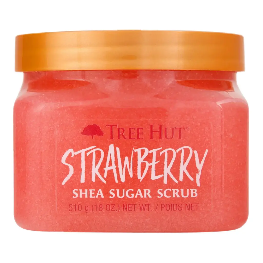 Scrub exfoliant corp cu aroma de Capsuni, 510g, Tree Hut