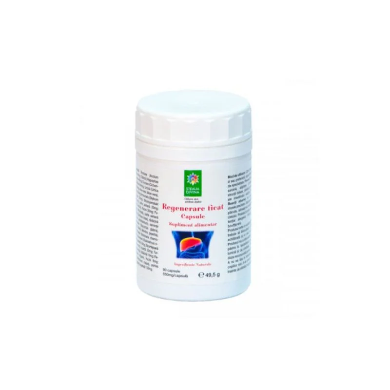 Regenerare Ficat, 90 capsule, Steaua Divina