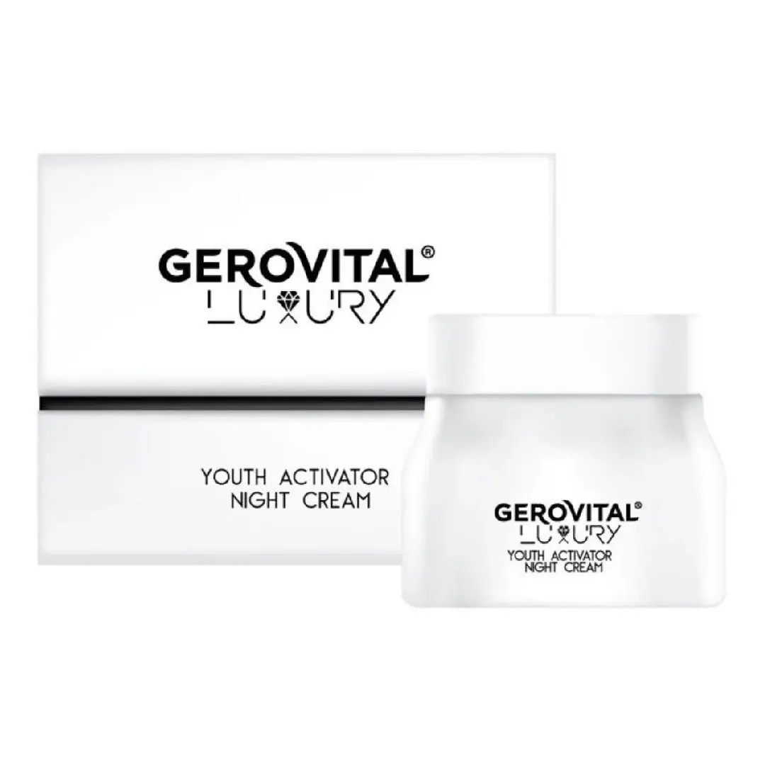 Crema activator de tinerete, de noapte Luxury, 50 ml, Gerovital