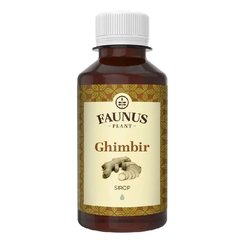 Sirop Ghimbir, 200 ml, Faunus Plant