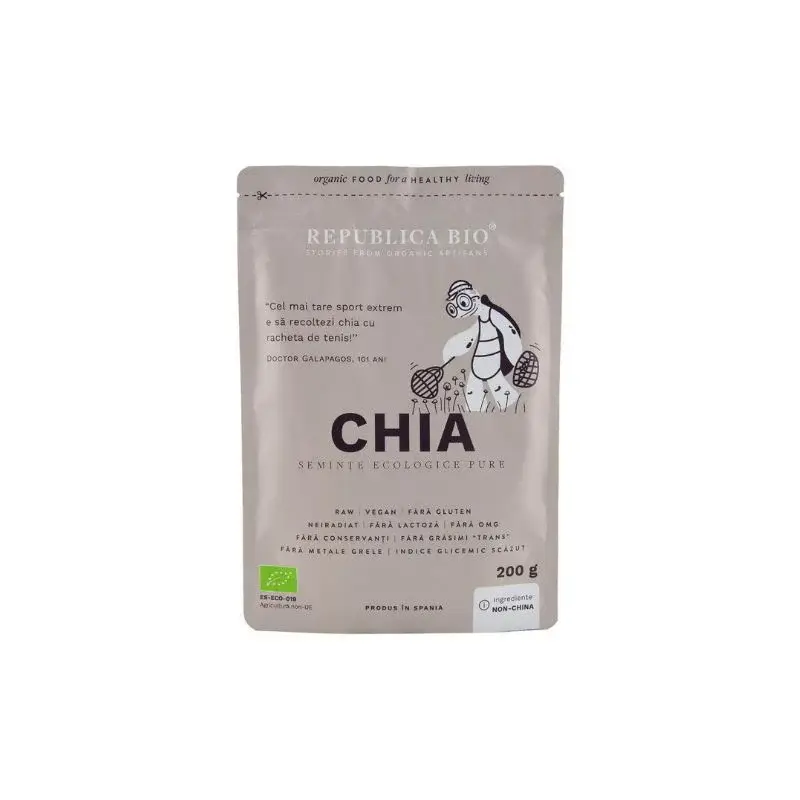 Republica BIO Chia, seminte ecologice pure, 200g